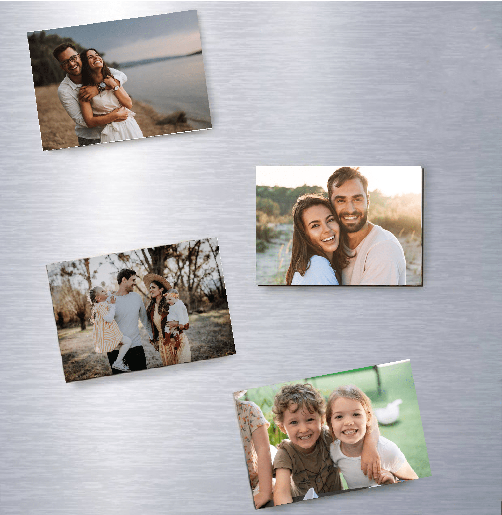 Magneti Foto - set de 4 bucati la 10x7 cm - Sentimente Gravate