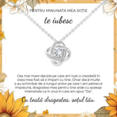 De la Sot pentru Sotie | Diana - Card De Floarea-Soarelui - Sentimente Gravate