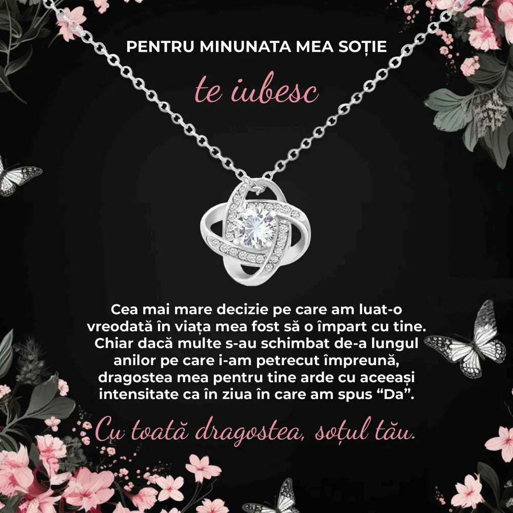 De la Sot pentru Sotie | Diana - Flori De Carton Negru - Sentimente Gravate