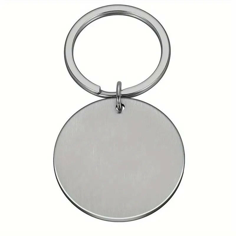 Breloc Personalizat, Banut Argintiu - Sentimente Gravate