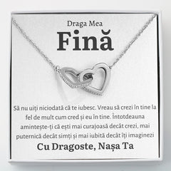 Cadou Fina - Colier Inimi Nasa