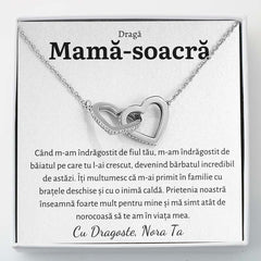 Cadou Mama Soacra- Colier Inimi Nora